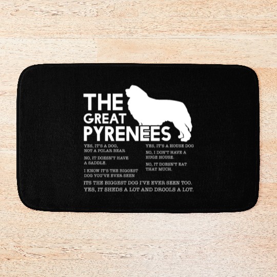 The Great Pyrenees Bath Mats