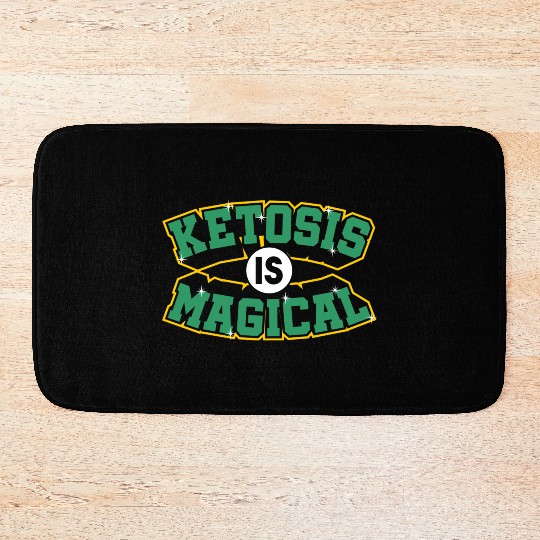 Keto Avocado Lover Ketones Ketosis Bacon Lover Bath Mats
