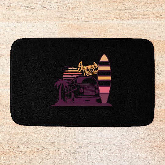 Summer Paradise Bath Mats