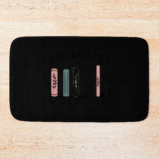 Pemberley Book Society Bath Mats