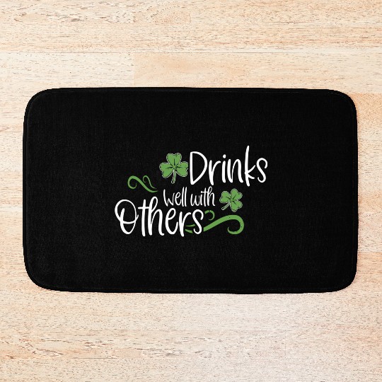 St Patricks Day Drinking Drinks Well With Other Bath Mats