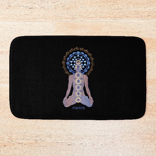 Mantra Yoga Chakras And Sri Yantra Bath Mats