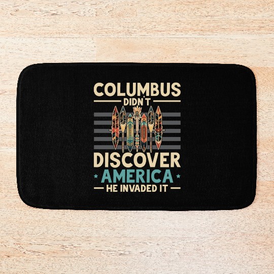 Aboriginal Indians Indigenous Native American Day Bath Mats