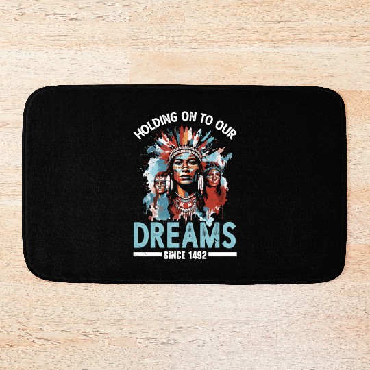 Aboriginal Indians Indigenous Native American Day Bath Mats