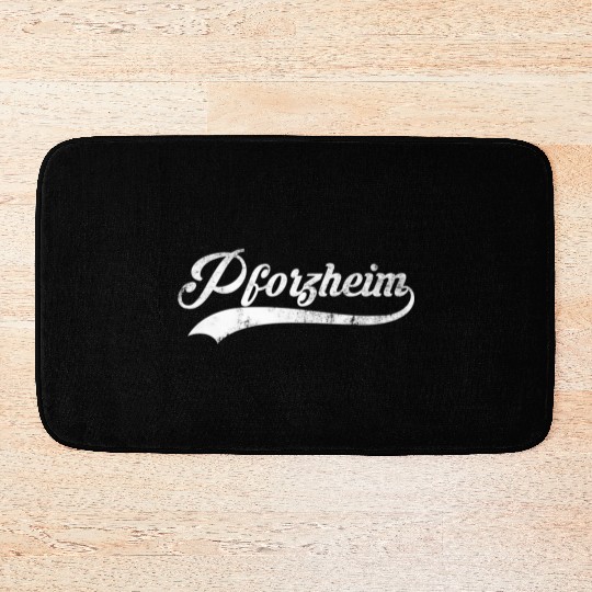 Pforzheim City Old School Bath Mats