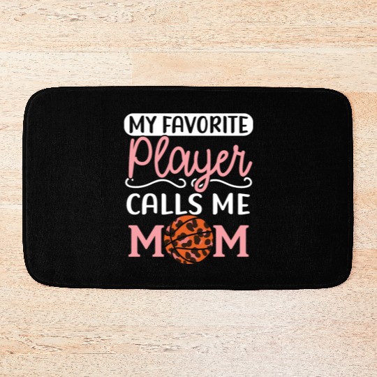 Daughter Basketball Sport Basketball Dad Mom Bath Mats