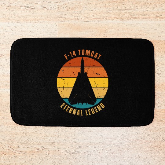Retro F-14 Tomcat Bath Mats