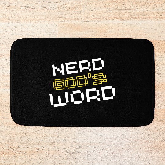 Nerd God's Word Bath Mats