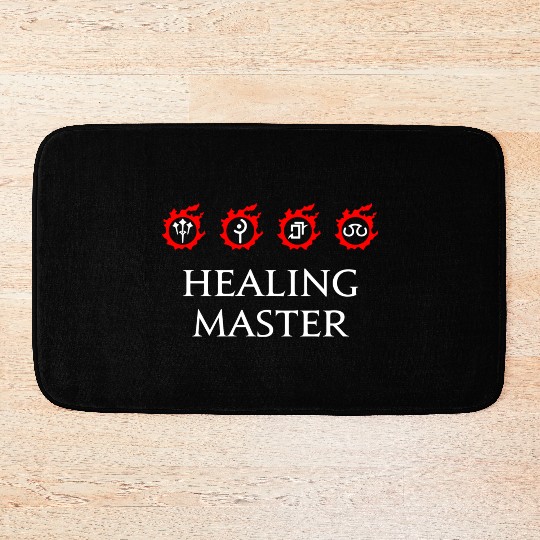 Healing Master For Warriors of Light Darkness Bath Mats