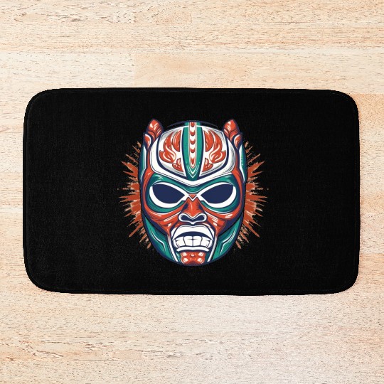 Lucha Libre Mexican Wrestling Mask Luchador Bath Mats