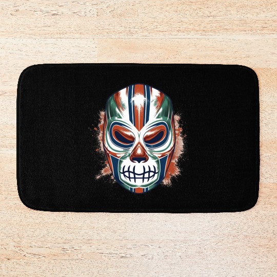Lucha Libre Mexican Wrestling Mask Luchador Bath Mats