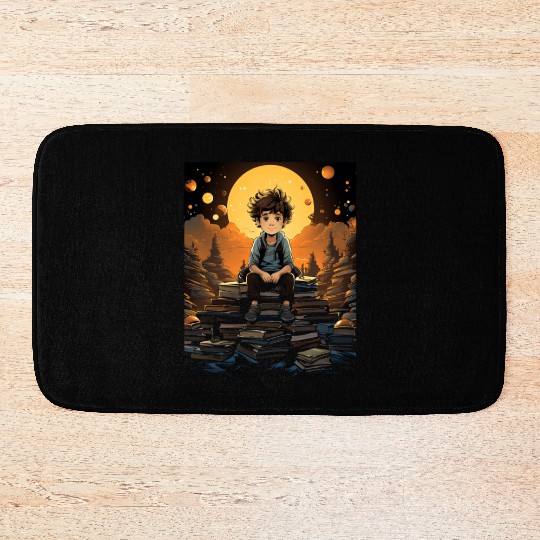 Back to School Kindergarten Elementary Student Bath Mats