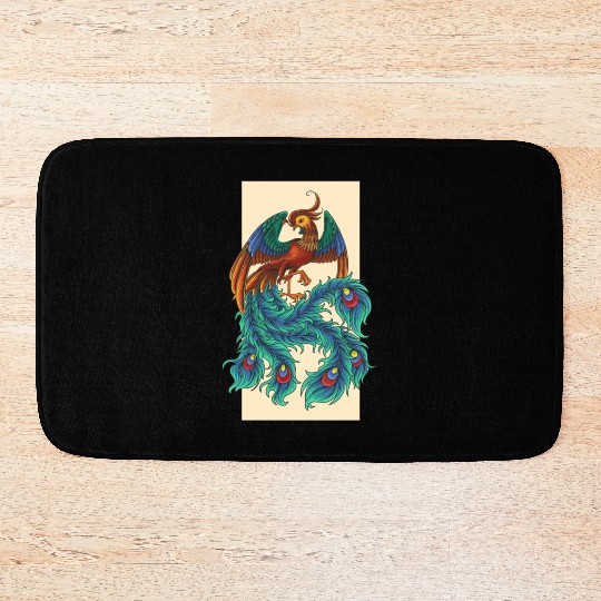 Design vector Illustration of Phoenix Bath Mats