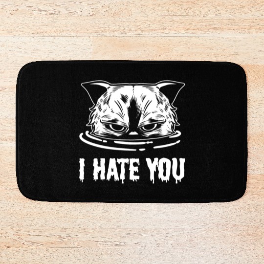 I Hate You Loving Person Gift Bath Mats