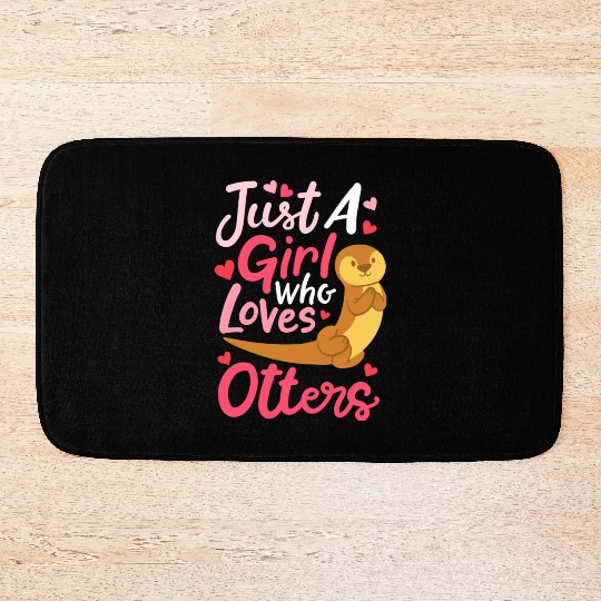 Otters Otter Lover Bath Mats