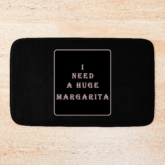 i need a huge margarita vintage nature nature Bath Mats
