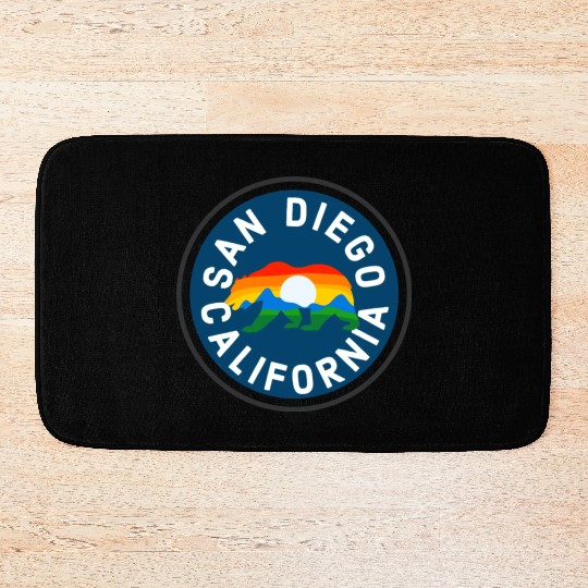 San Diego California Bath Mats