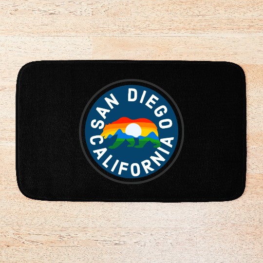 San Diego California Bath Mats