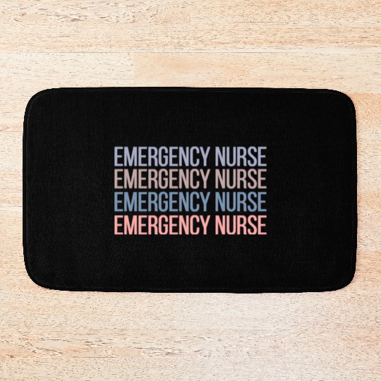 Er Nurse Emergency Room Nurse Registered Nurse Bath Mats