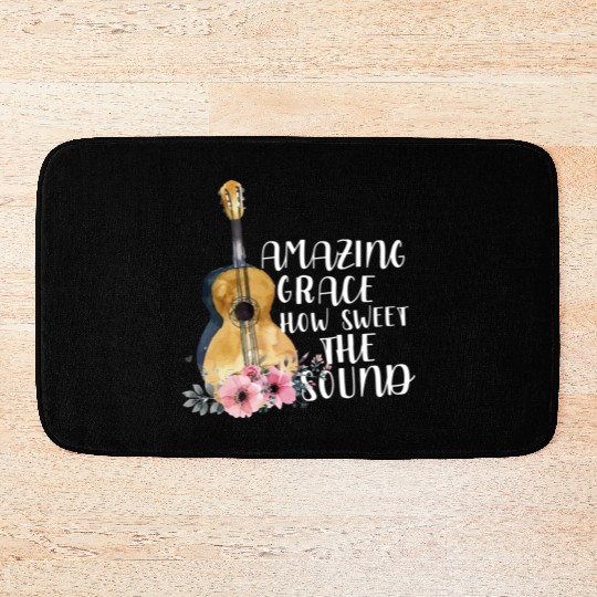 Amazing Grace How Sweet The Sound Bath Mats
