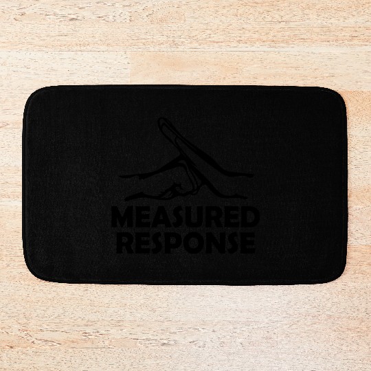 Measured Response dark green Bath Mats
