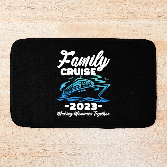 Family Cruise 2023 Making Memories Together Bath Mats