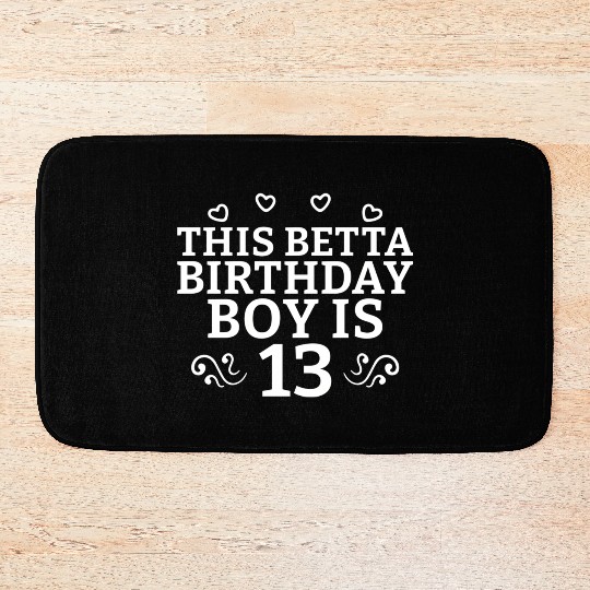 This Betta Is 13 Years Betta Fish Bath Mats