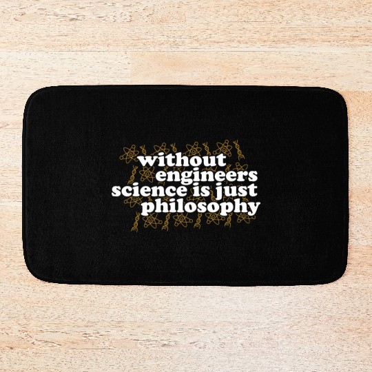Philosophy Teacher Poetry Reading Book Science Bath Mats