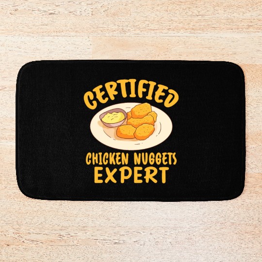 Certified Chicken Nuggets Expert Bath Mats