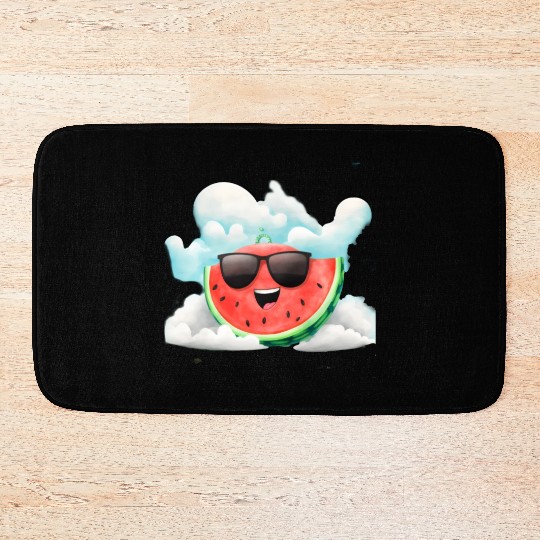 Cute Watermelon Party Summer Melon Fruit Bath Mats