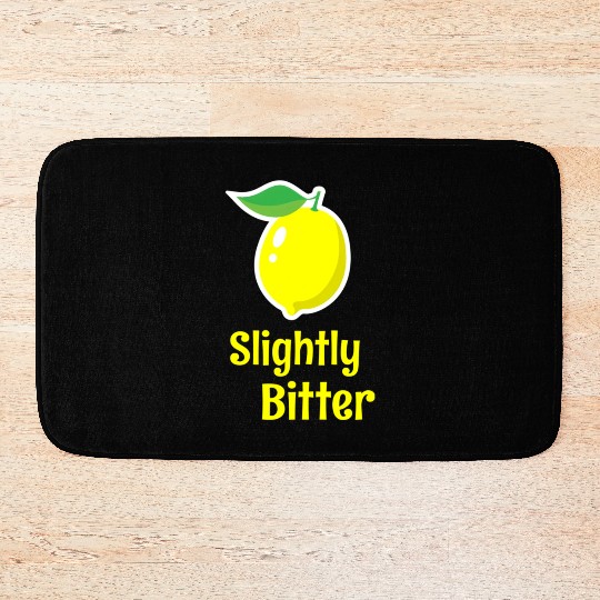 Slightly Bitter Lemon Fruit Bath Mats