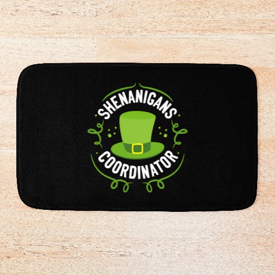 Shenanigans Coordinator Teacher St Patrick'S Day Bath Mats