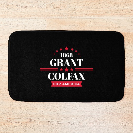 Ulysses Gran 1868 Republican Campaign Bath Mats