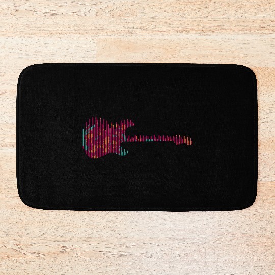 Guitar Player Guitar Music Guitarist Bath Mats