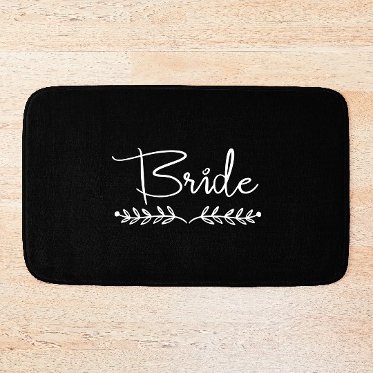 Bride Wedding Bride and Groom Bath Mats