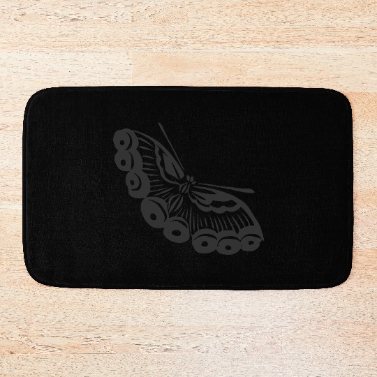 butterfly lovers Bath Mats