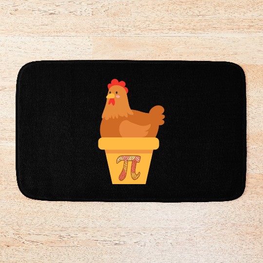 Chicken Pot Pi Celebrate Pi Day And Home Cooking Bath Mats