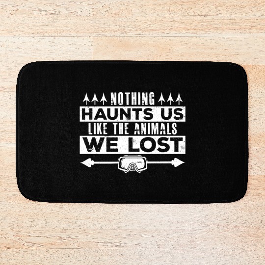 Spearfishing Nothing haunts us Dive Fish Hunting Bath Mats