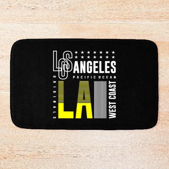 Los Angeles LA West Coast Bath Mats