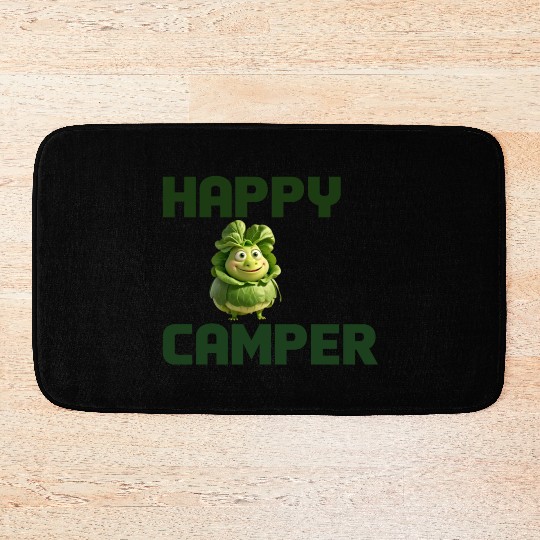 happy camper Bath Mats
