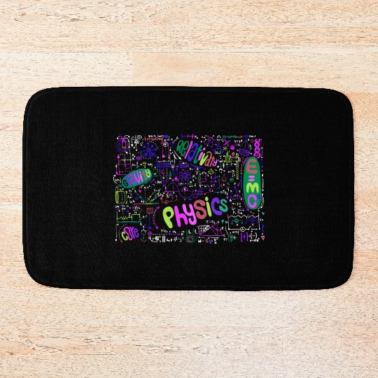Theoretical Physics Geek Nerd Stem Science Bath Mats