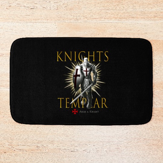 Knights Templar Christian Religious Warrior Oath E Bath Mats