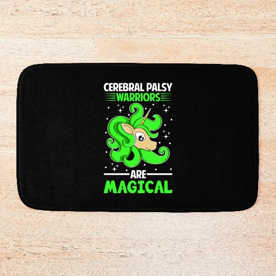 Cerebral Palsy Warriors Are Magical Unicorn Lover Bath Mats