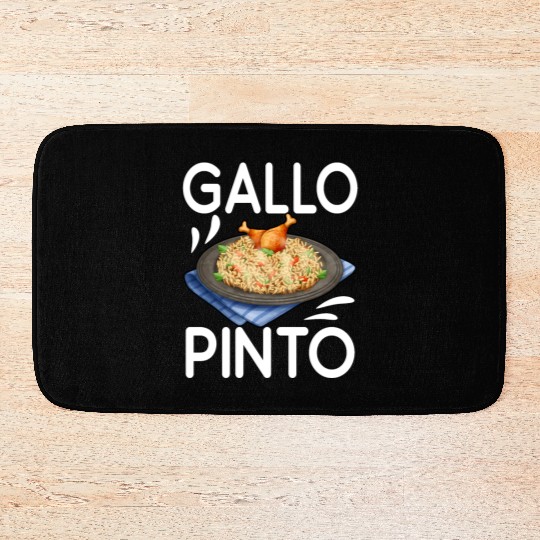 Gallo Pinto Costa Rican Cuisine Latin America Bath Mats