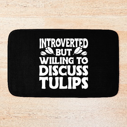 Tulip Gardening Tulips Bath Mats