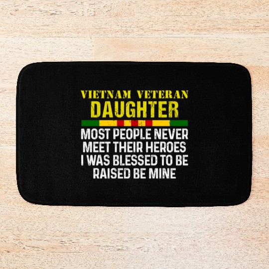 US Army Vietnam Veteran Daughter Bath Mats