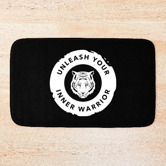 Martial Arts Unleash Your Inner Warrior Bath Mats