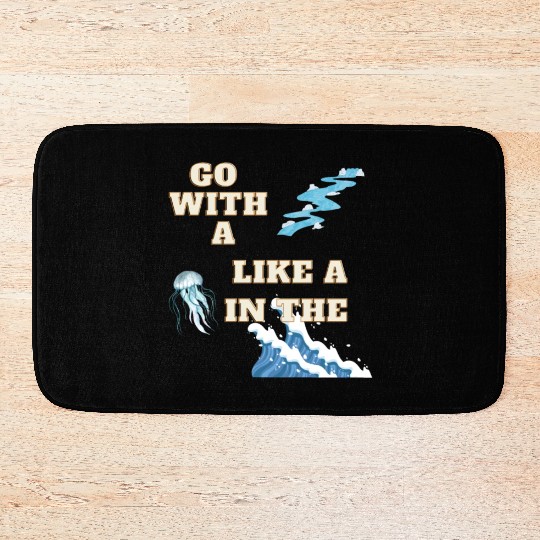 Embracing the Jellyfish Mentality Bath Mats