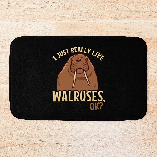 Walrus Walruses Walrus Lover Bath Mats