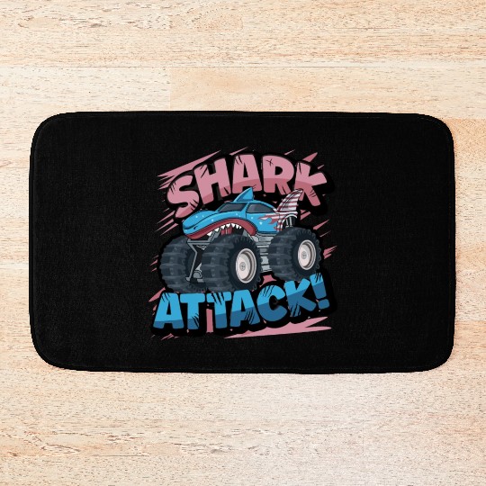 Monster Truck Shark Attack Week 2023 Bath Mats
